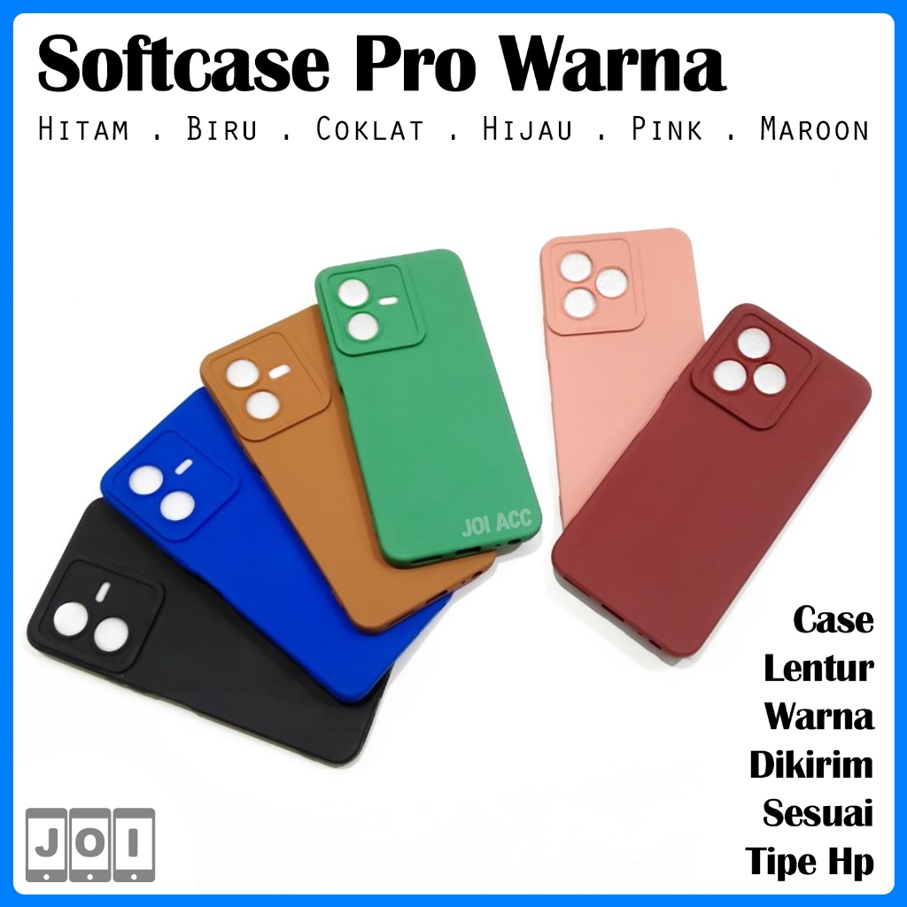 Joi Softcase Pro Warna Samsung M20 Silikon Lentur Case Candy Protection Camera Hitam Biru Coklat Hij