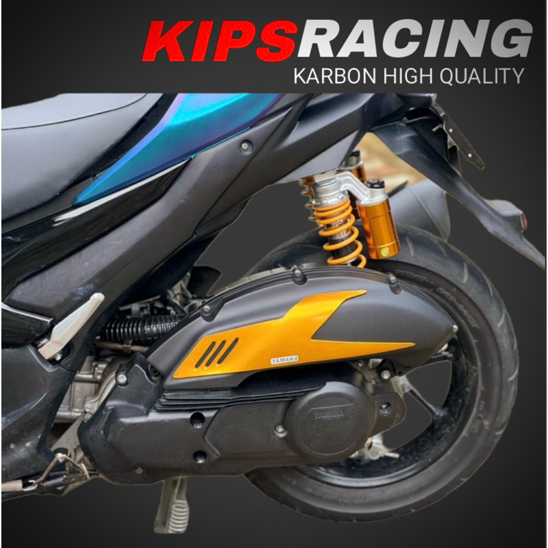 ID GARNISH KIPS RACING TUTUP BOX FILTER N MAX NEW / AEROX NEW WARNA GARNISH AEROX NEW VARIASI NMAX /