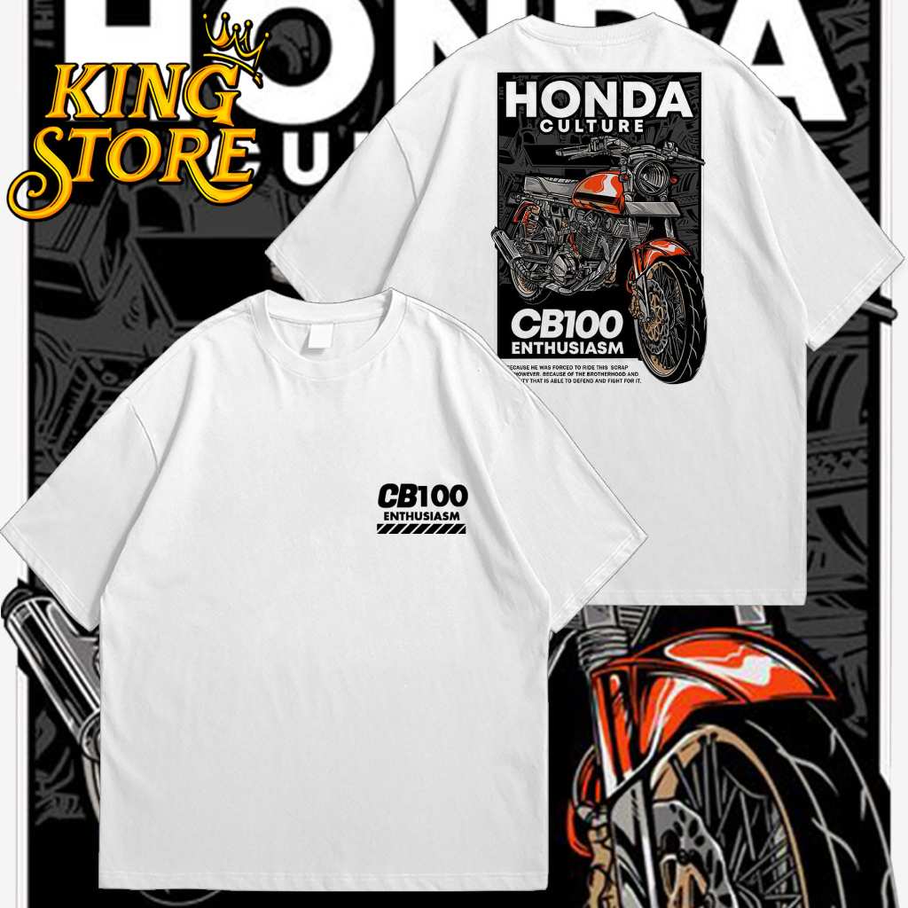 KAOS CB HONDA BAJU CB100 CULTURE KLASIK CUSTOM GL HEREX