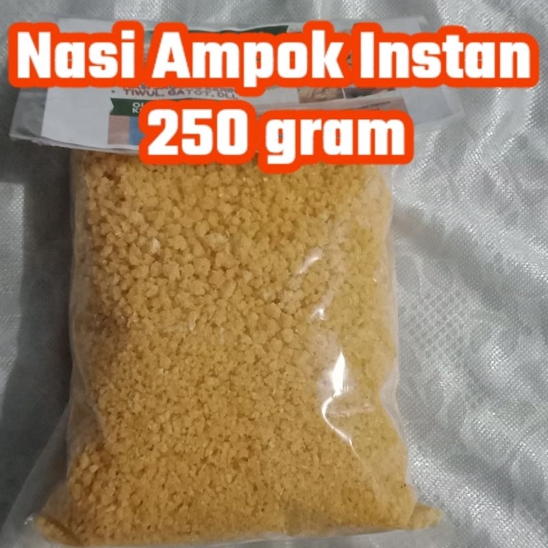 

Nasi Ampok Instan 250 gram Nasi Jagung