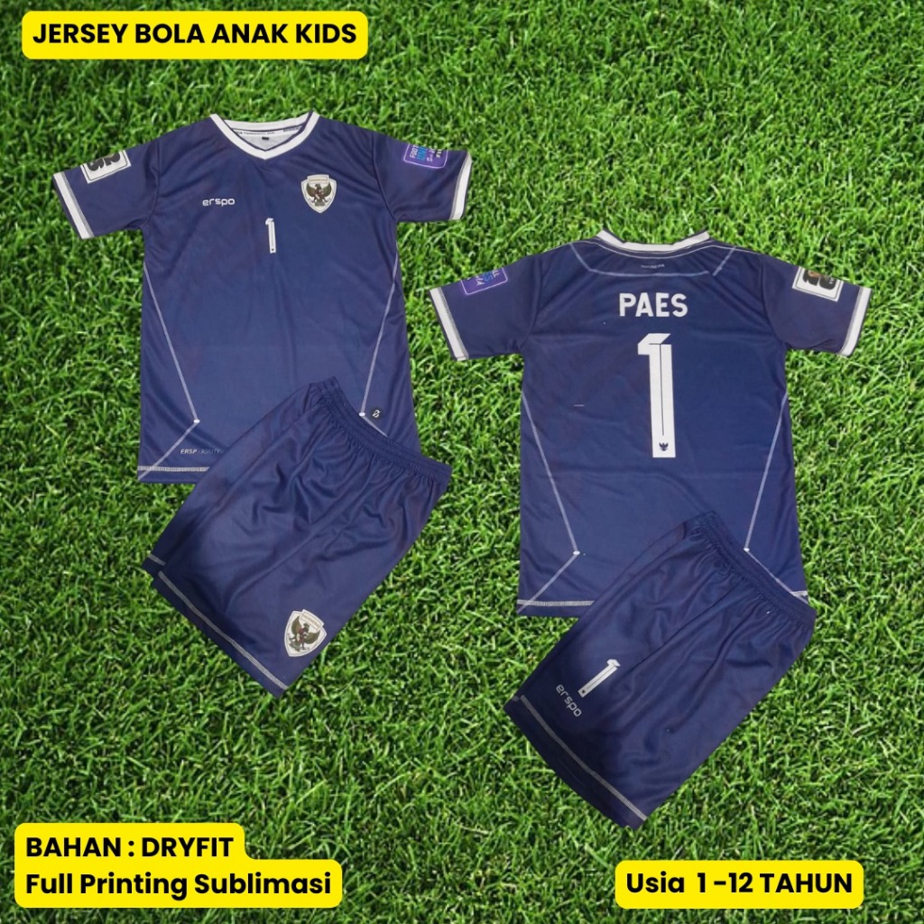 Setelan Jersey Kiper Timnas Indonesia Terbaru Jersey Timnas Indonesi Baju Bola Anak Timnas Baju Timn