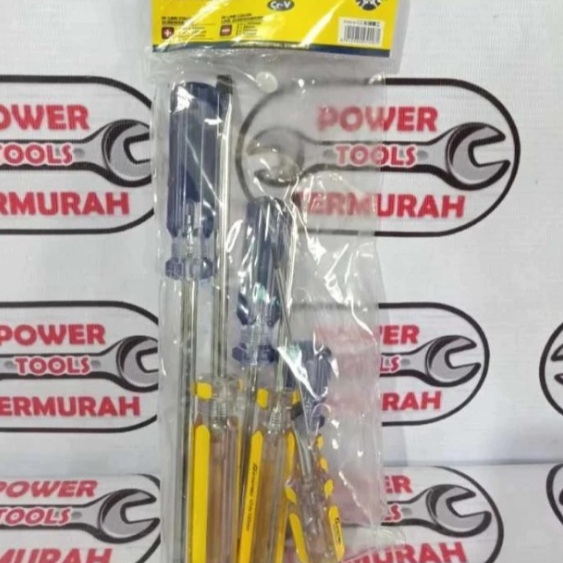 

Obeng In line Kristal Transparan Set In Line Screwdriver Magnet 7 pcs (701035)