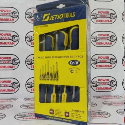 

LAKONI PRO OBENG SET TPR GO THRU SCREWDRIVER SET 7 PCS (701056)