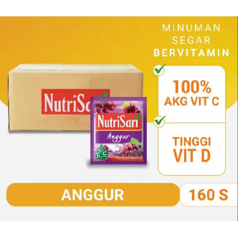 

NUTRISARI ANGGUR 1 DUS