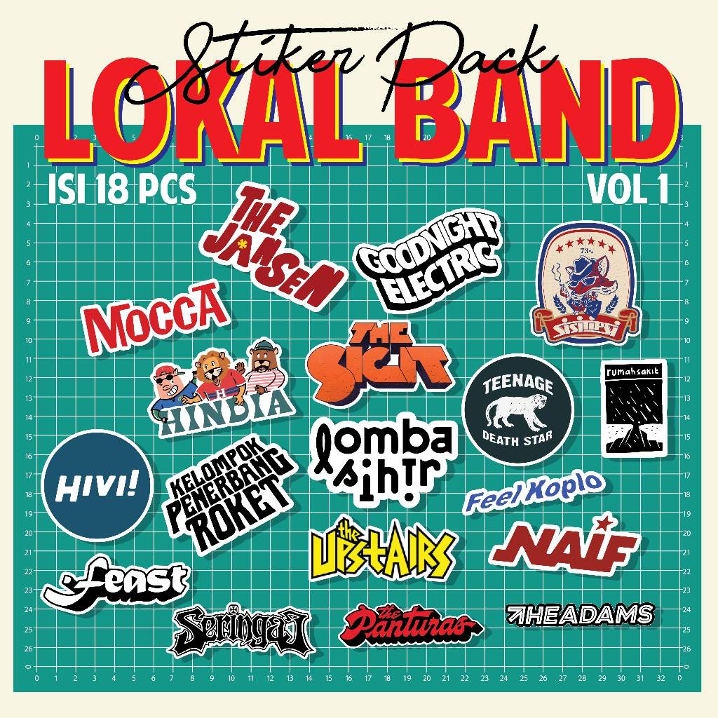 

Sticker Pack Local Band Vol 1