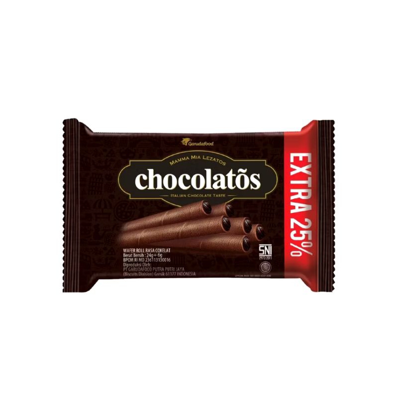 

Chocolatos Mini F Pack 27 Gr//Snack GarudaFood