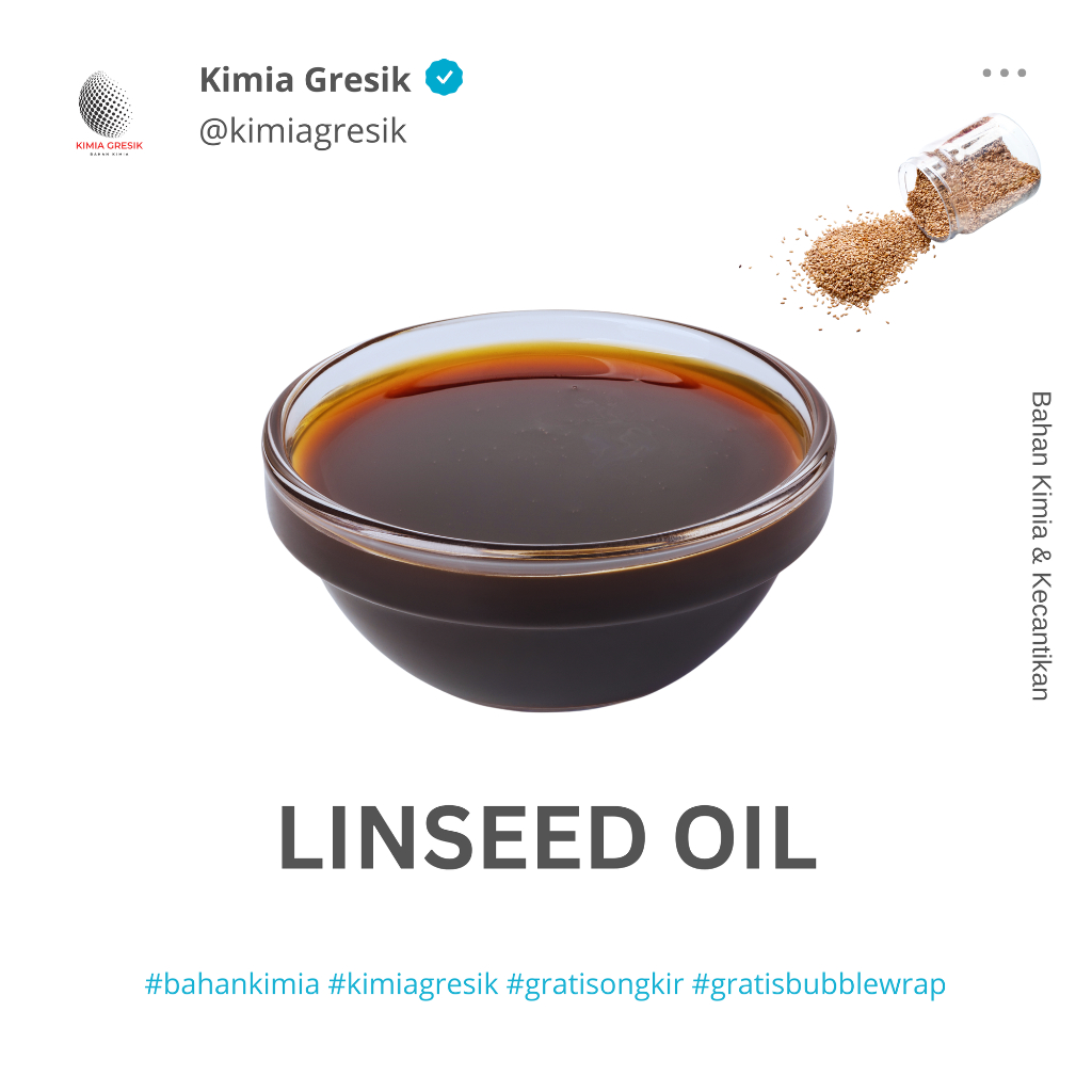 

Linseed Oil Non Food Minyak Biji Rami 100 ml cat