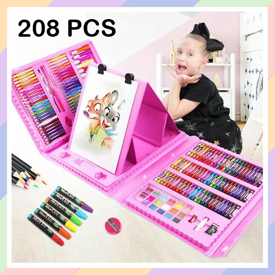 

New Arrival 37S Crayon Set 28 Pcs Pensil Warna Alat Menggambar Art Set Krayon Lengkap Sekolah