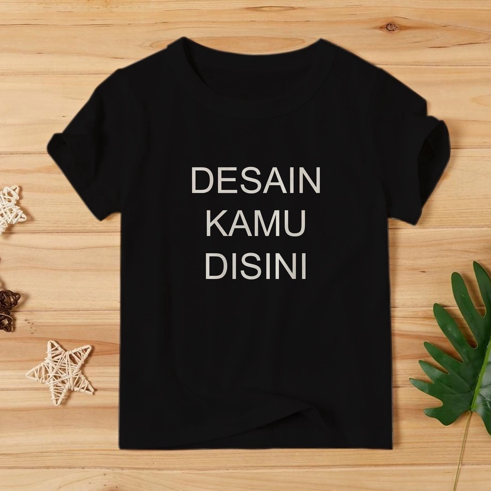 KODE J4A Kaos Custom Anak Desain Sukasuka Sablon Poto Sablon Nama