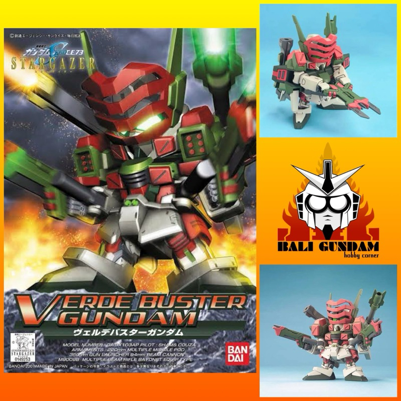 SD BB SENSHI GAT-X103AP VERDE BUSTER GUNDAM Bali gundam Hobby Corner Bandai Original