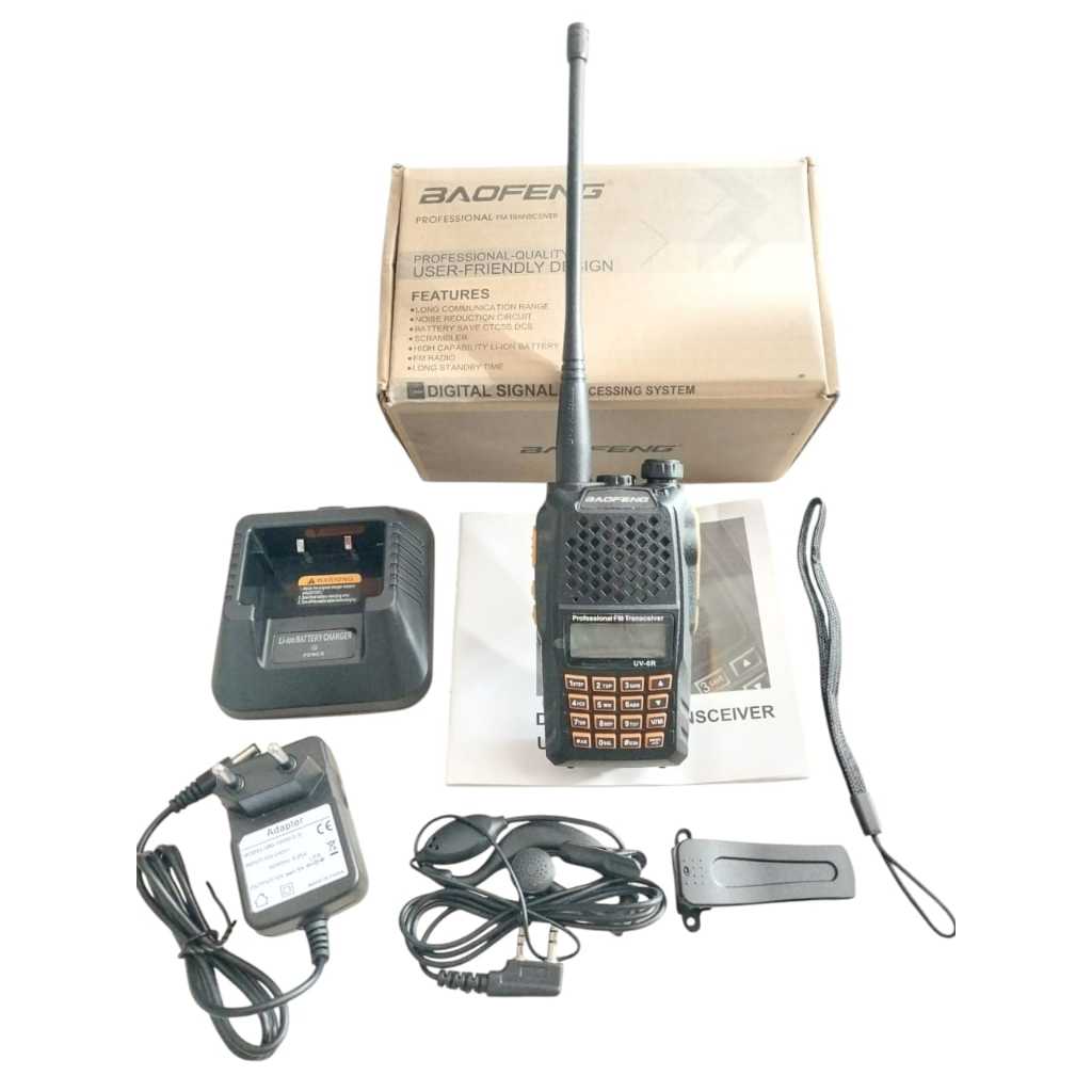 BAOFENG HT DUAL BAND TIPE UV6R HT GENGGAM