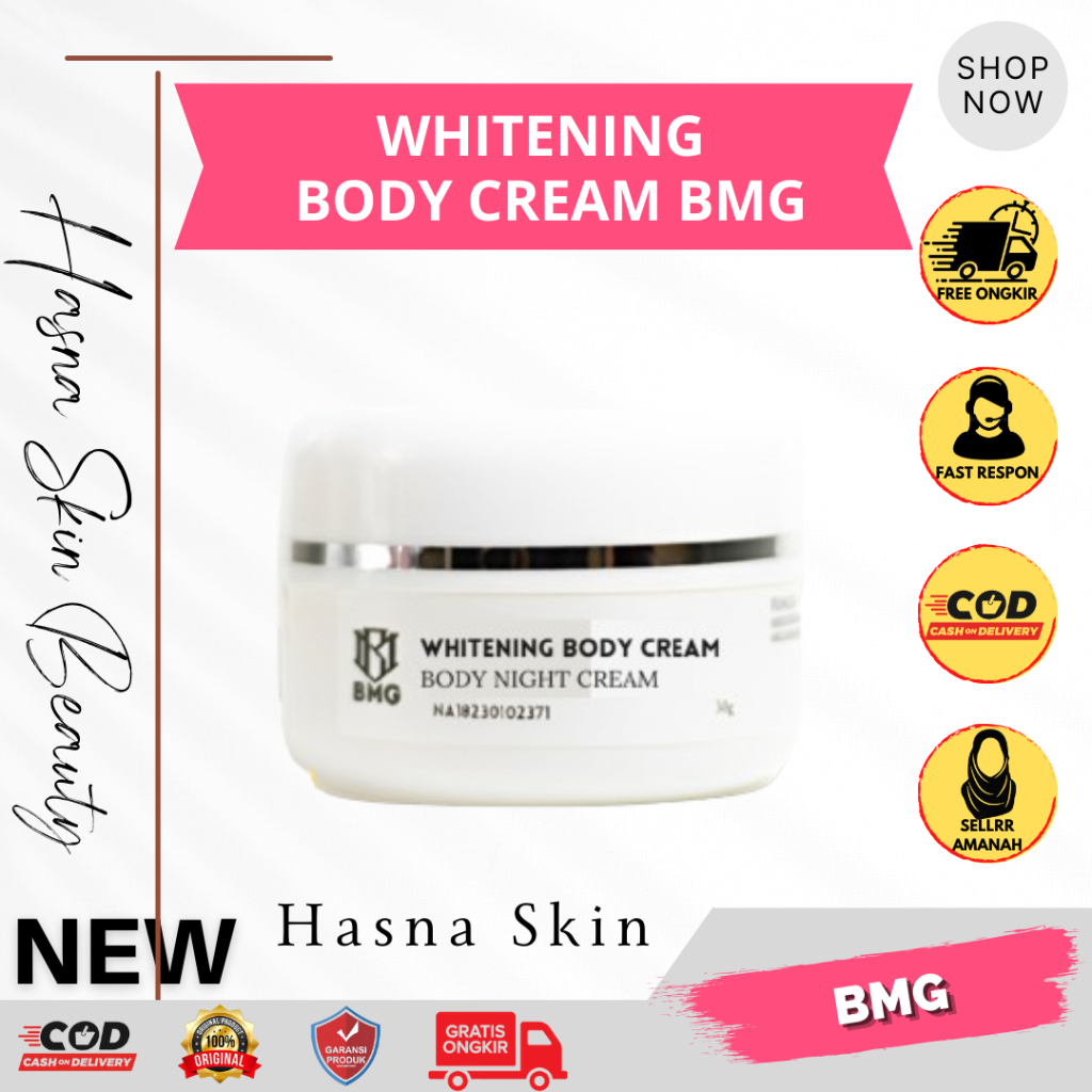 Body Cream Biput Pemutih badan Original BMG 30gram perawatan Badan