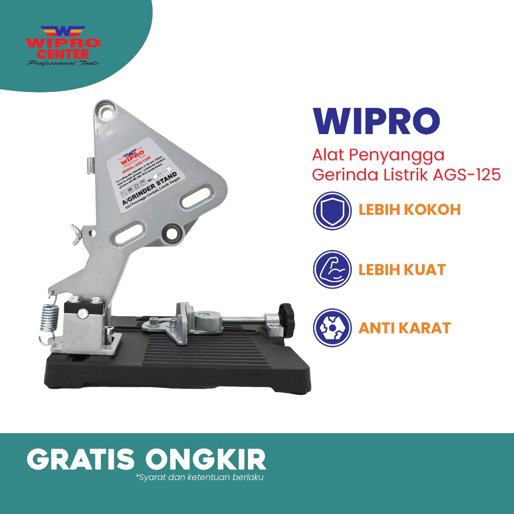 WIPRO Stand Gerinda Tangan 4" - Stang Grinder duduk - Alat potong kayu - besi