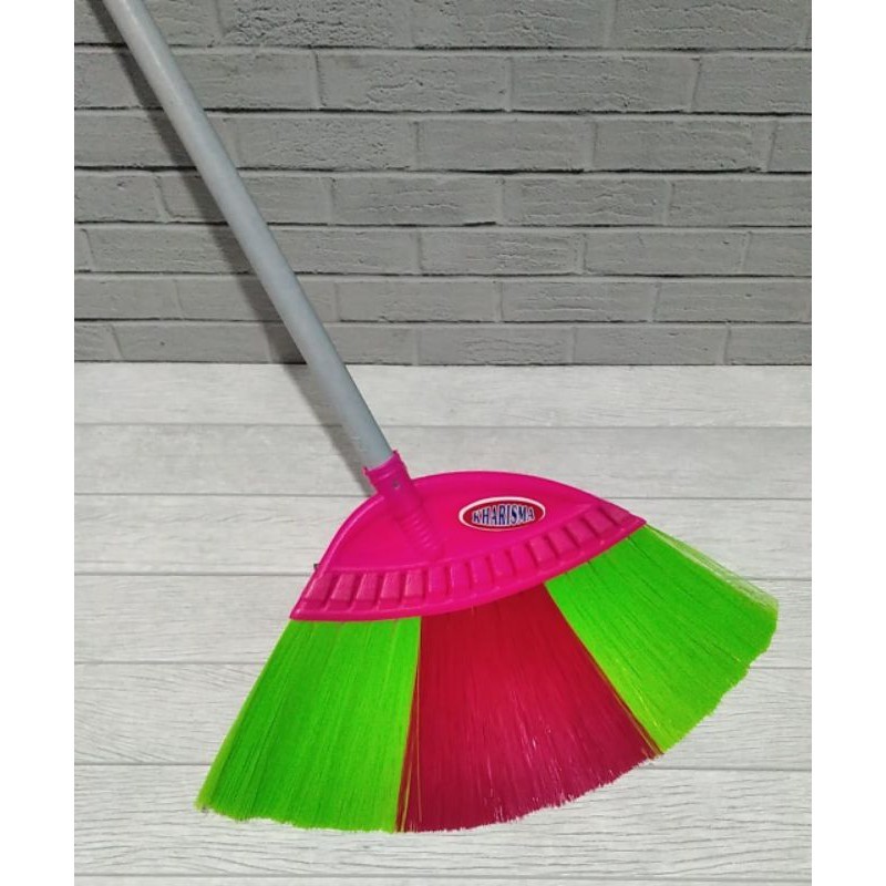 Sapu Lantai Plastik Ijuk Kharisma / Sapu Ijuk Plastik / Sapu Lantai Murah Floor Broom