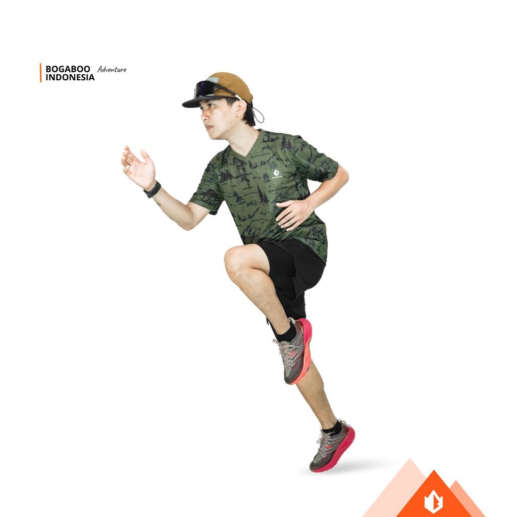 BOGABOO CORRADO - Base Layer  Printing Sports  Lengan Pendek  - Baselayer  Olahraga Outdoor Hiking G