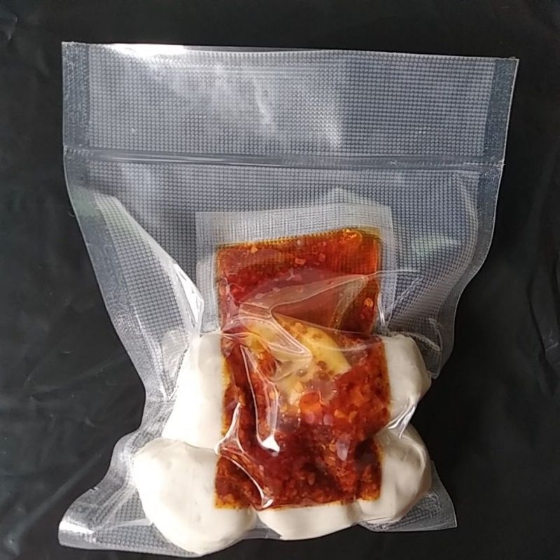 

Basreng mentah chili oil isi 6 biji Sidoarjo