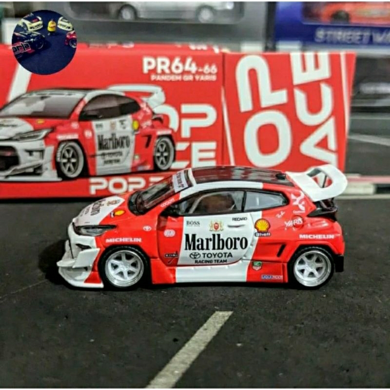 Diecast PopRace Pandem Toyota GR Yaris Livery