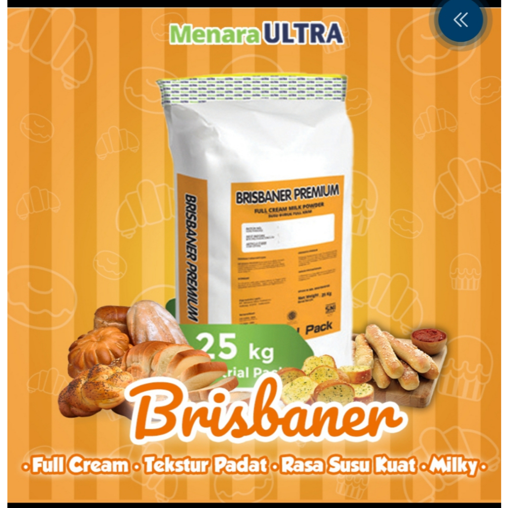 

Susu full cream Brisbaner Premium 25kg