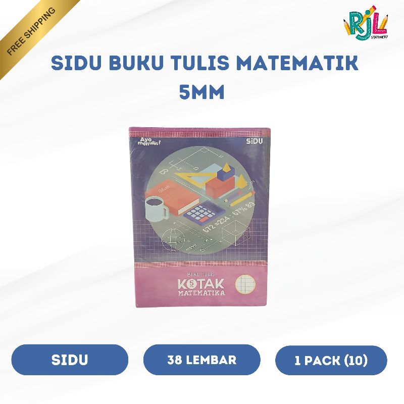 

Sidu Buku Matematik | 38 Lembar | 1 Pack (10)