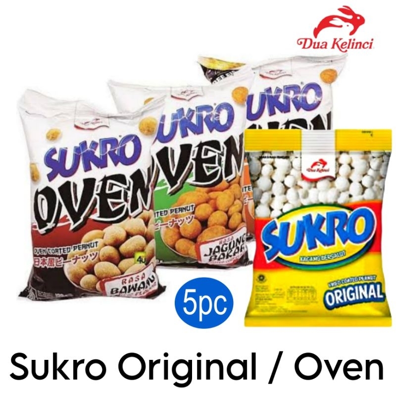 

Sukro Oven Original kacang 25g 34gr isi 5pc