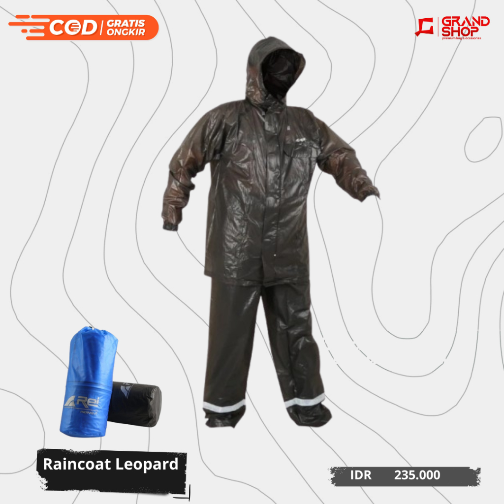 Jas Hujan / Raincoat Leopard Arei Outdoorgear
