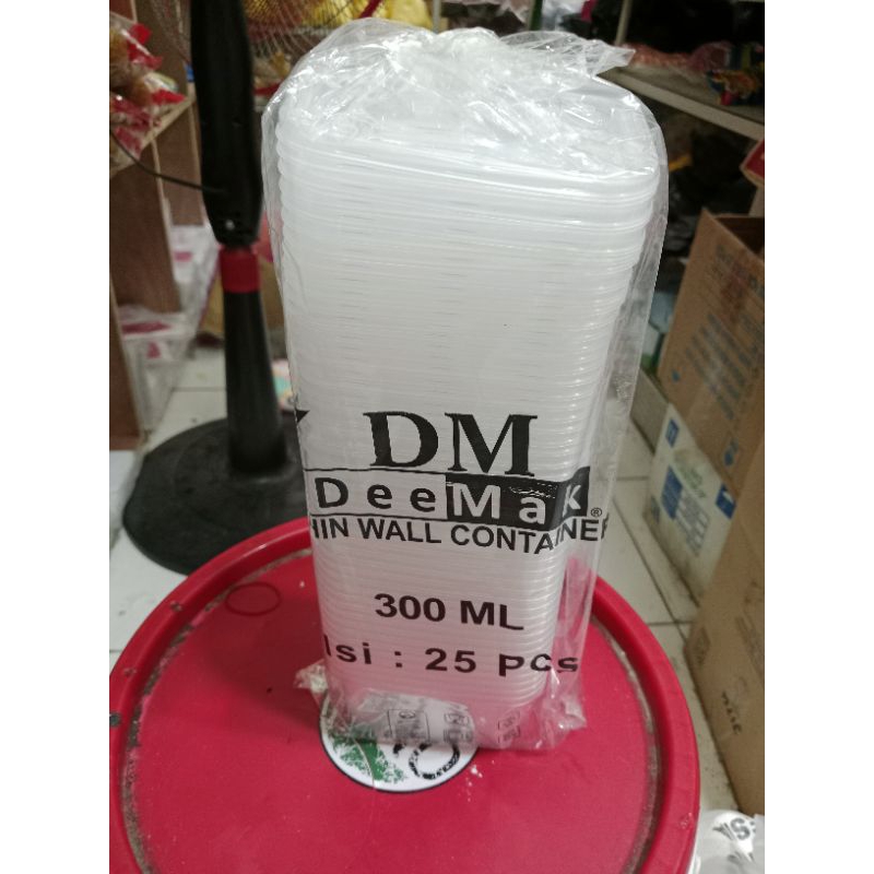 CUP 300 ML KOTAK/THINWALL 300 ML