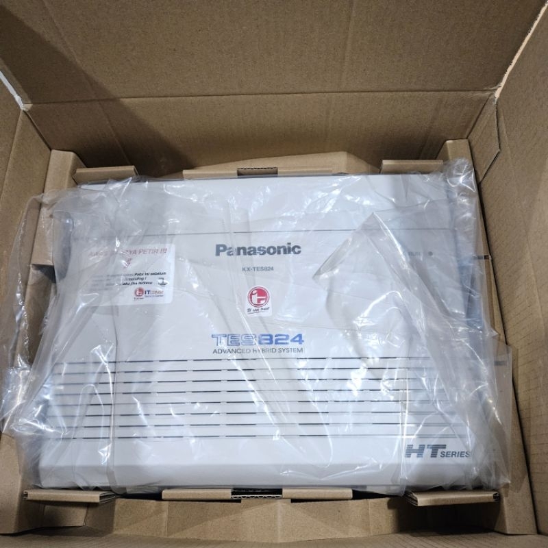 Pabx Panasonic KX-TES824 Kap. 6 PTT/16 Ext Like New + Telepon KX-T7730 Komplit Dus