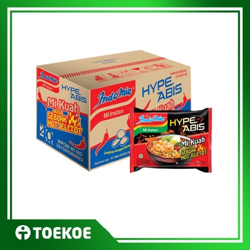 

TOEKOE Indomie Rasa Seblak Jeletot 1 Dus Isi 40 Pcs