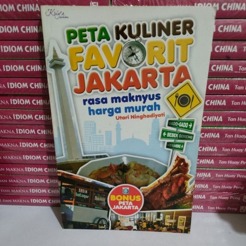 Buku Murah Original - Buku Peta Kuliner Favorit Jakarta