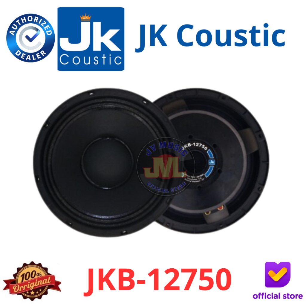 JK Coustic JKB12750 Speaker Component JK Coustic JKB-12750 12-Inch Komponen Speaker