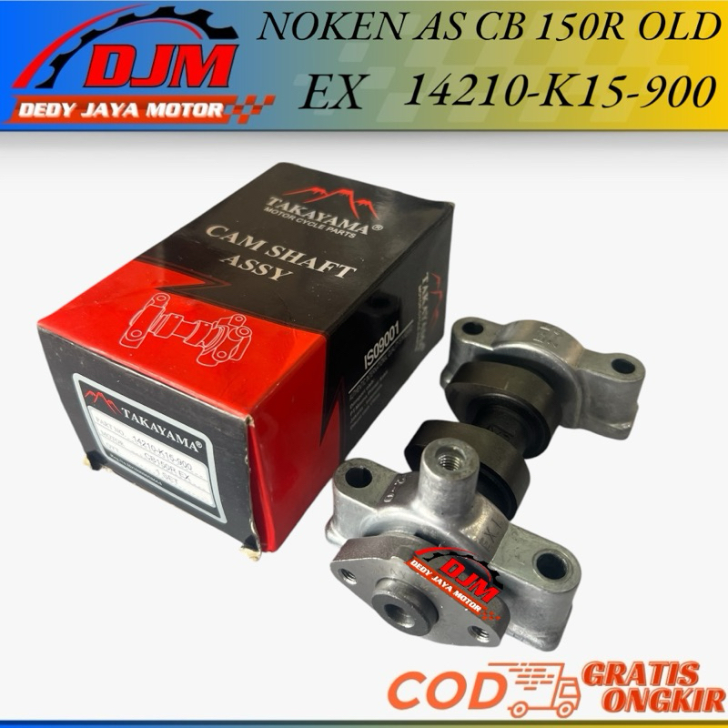 Noken As CB 150R Old (kode K15) IN/EX Original Takayama Noken As Chamsaft Honda CB 150R Old (kode K1