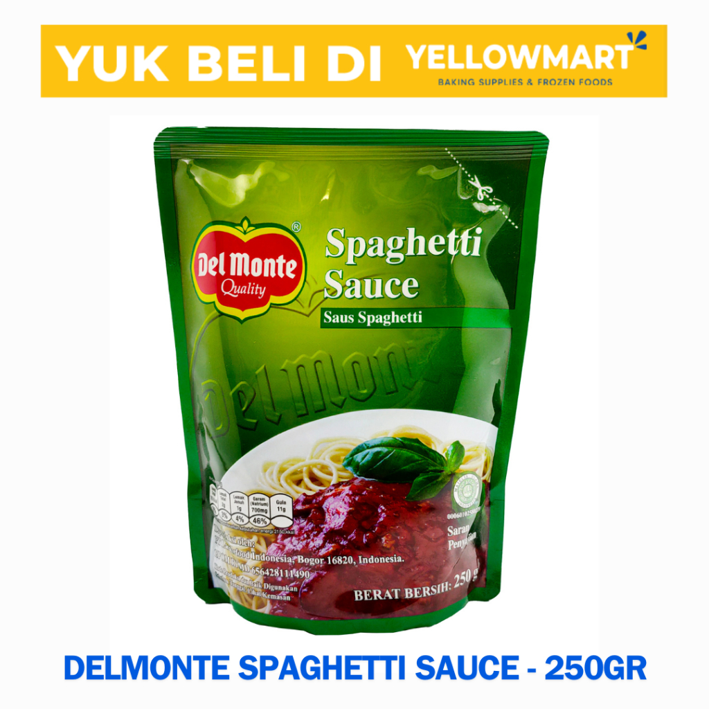 

Delmonte Spaghetti Sauce Saus Spagheti - 250gr