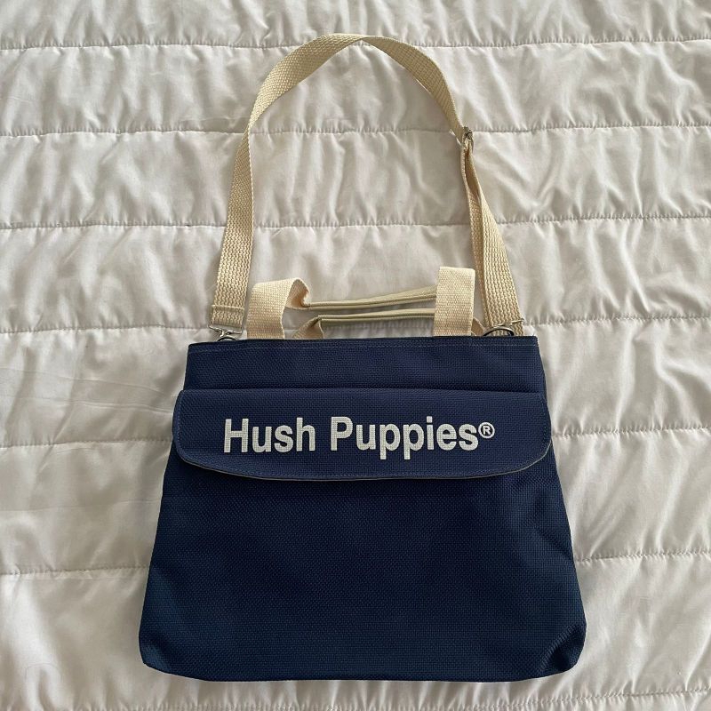 Preloved Hush Puppies Canvas Bag