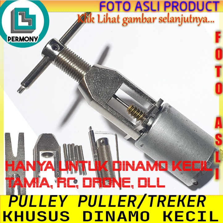 Treker tracker pulley Alat Pencabut Gear Mini untuk Dinamo Kecil Treker Pulley Puller Pinion Remover