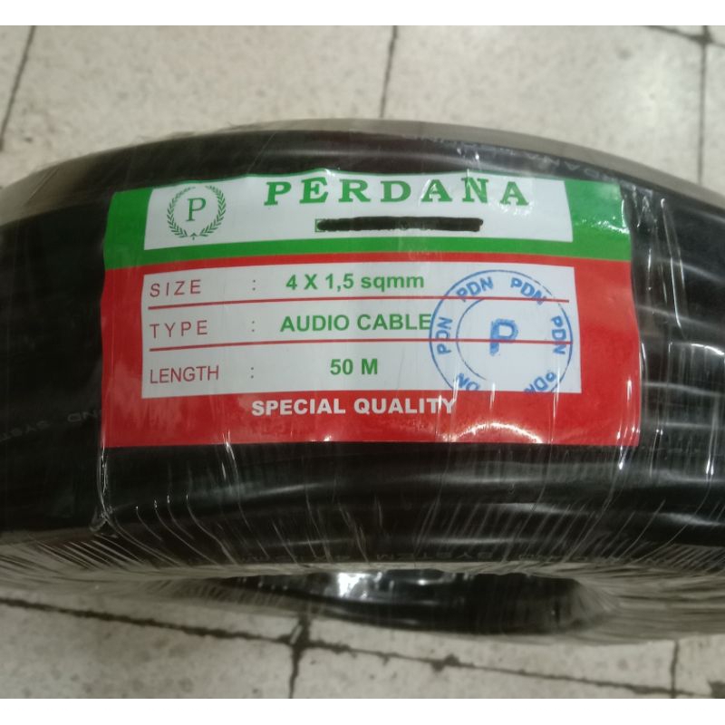 KABEL PERDANA AUDIO ROLL 4x1.5 sqmm 50 METER CABLE ROLL