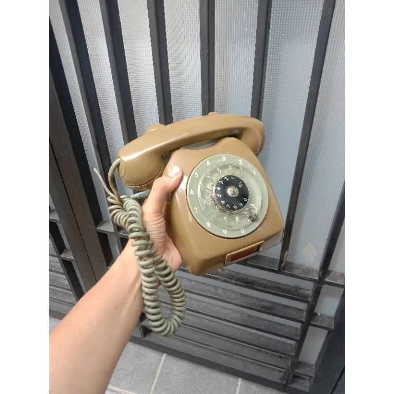 Vintage Telephone Rotary Telepon Putar Jadul Telpon Antik Lawas