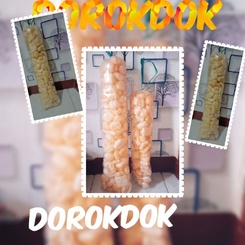 

Kerupuk kulit sapi 1ball 150/180gr dorokdok kulit sapi asli