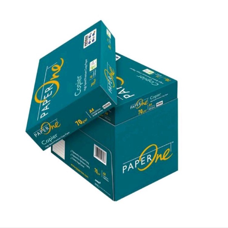 

KODE DKLY Kertas HVS A4 75 gr Paper One per box isi 5 rim