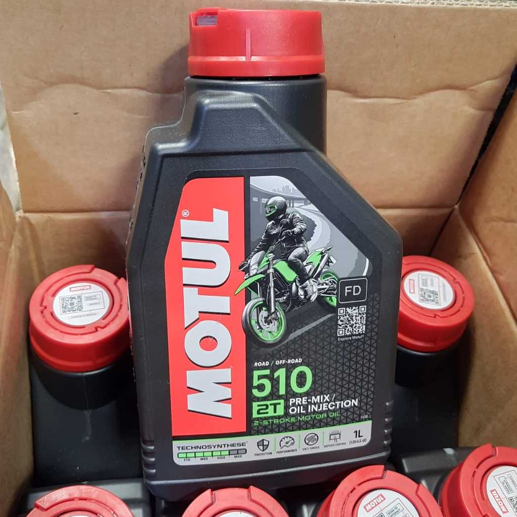 *MOTUL 510 2T (1L)* OLI SAMPING 4T / Oli Mesin Motor 2T- ORIGINAL