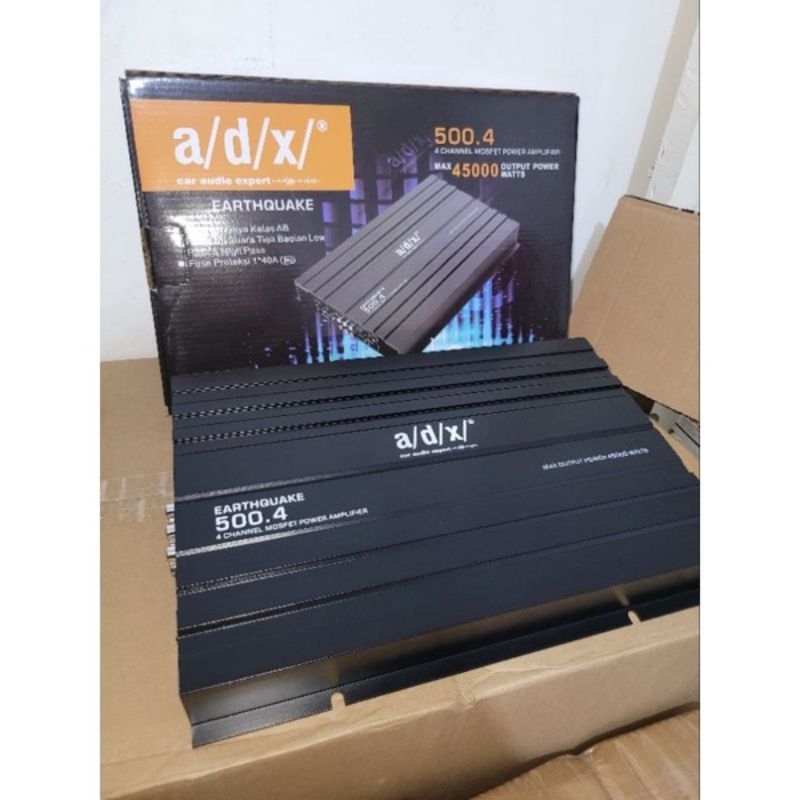 Power Amplifier ADX EARTHQUAKE 500.4 4Channel 45000 Watt