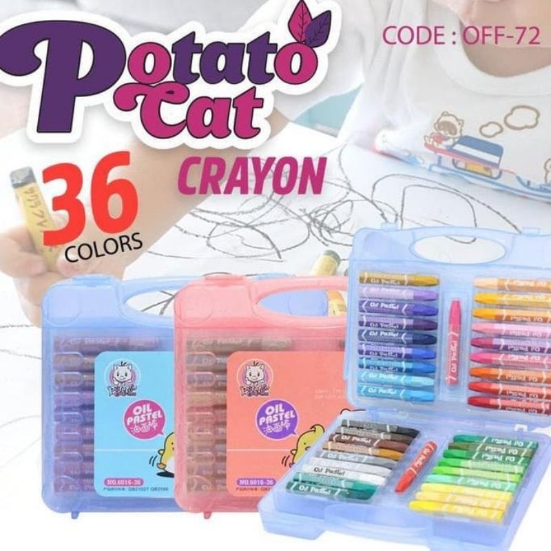 

New Product Potato Cat Crayon 36 Warna - Off-73