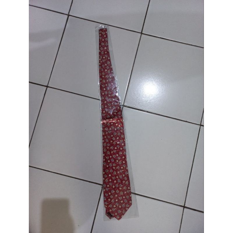 Dasi Pria merah red made in Italy Pierre Balmain