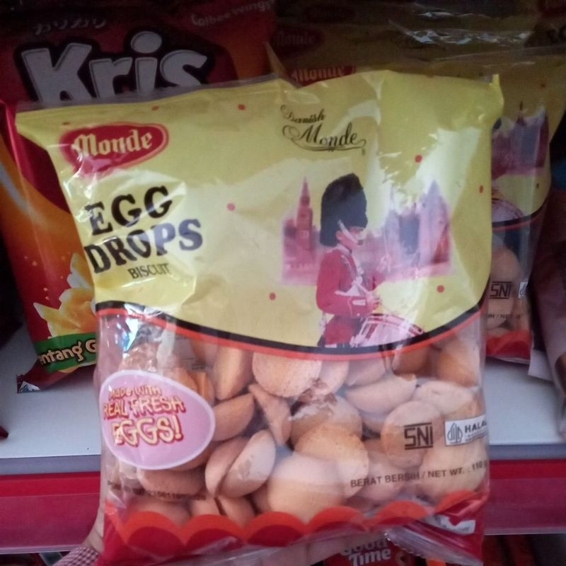 

BISKUIT EGG DROPS MONDE 110 GRAM