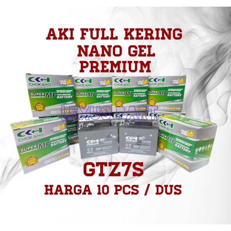 harga 10pcs /dus .Aki accu gtz7s chokaho full kering nano gel gtz5s premium .New Sonic 150R, CBR 150