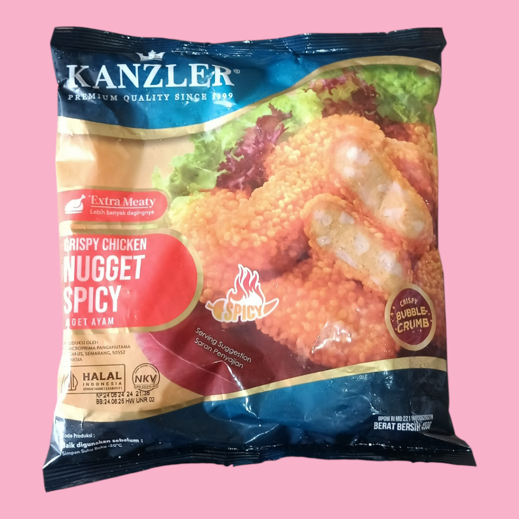 

Kanzler Nugget Crispy Chicken Spicy Premium 450gr
