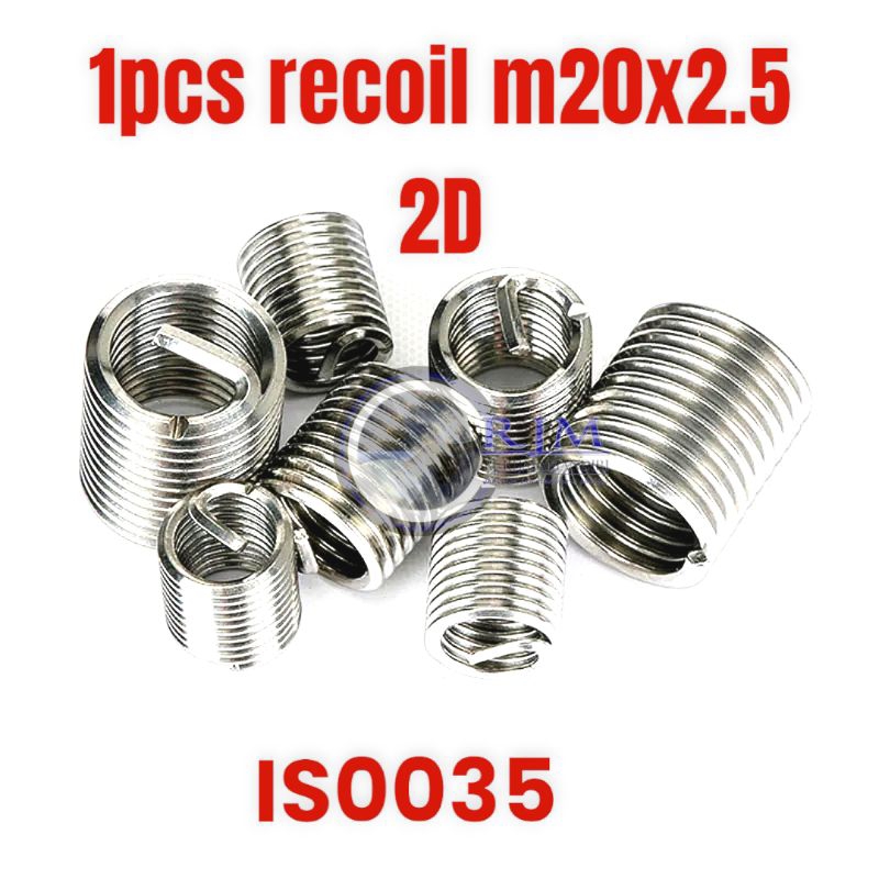 1pcs recoil M20X2.5 2D helicoil recoil thread repair