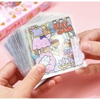 

Sticker Waterproof Momo100 lembar 2D - Stiker Kartun Korea Lucu Anti Air Dekorasi Handbook Scrapbook Sticker DIY