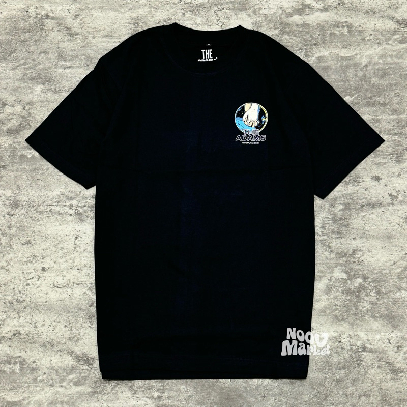 noov music merch The Adams - Esok Tshirt - Black | Official Merchandise Kaos Pria