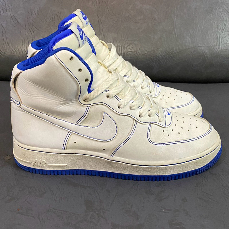 sz40 Nike Air Force 1 High Royal Blue Sepatu used second