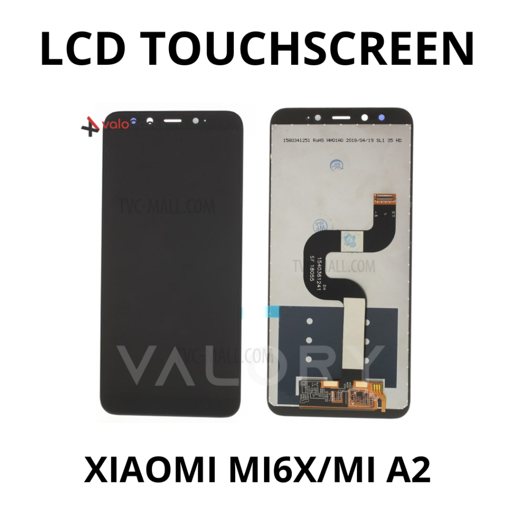 LCD XIAOMI MI A2 / MI6X + TOUCHSCREEN ORI BLACK